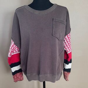 We The Free Multicolor Crewneck Sweater